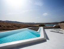Luxe villa aan zee met privé verwarmd zwembad in Mykonos-Stad - thumbnail 5