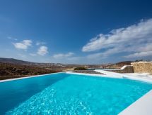 Luxe villa aan zee met privé verwarmd zwembad in Mykonos-Stad - thumbnail 6