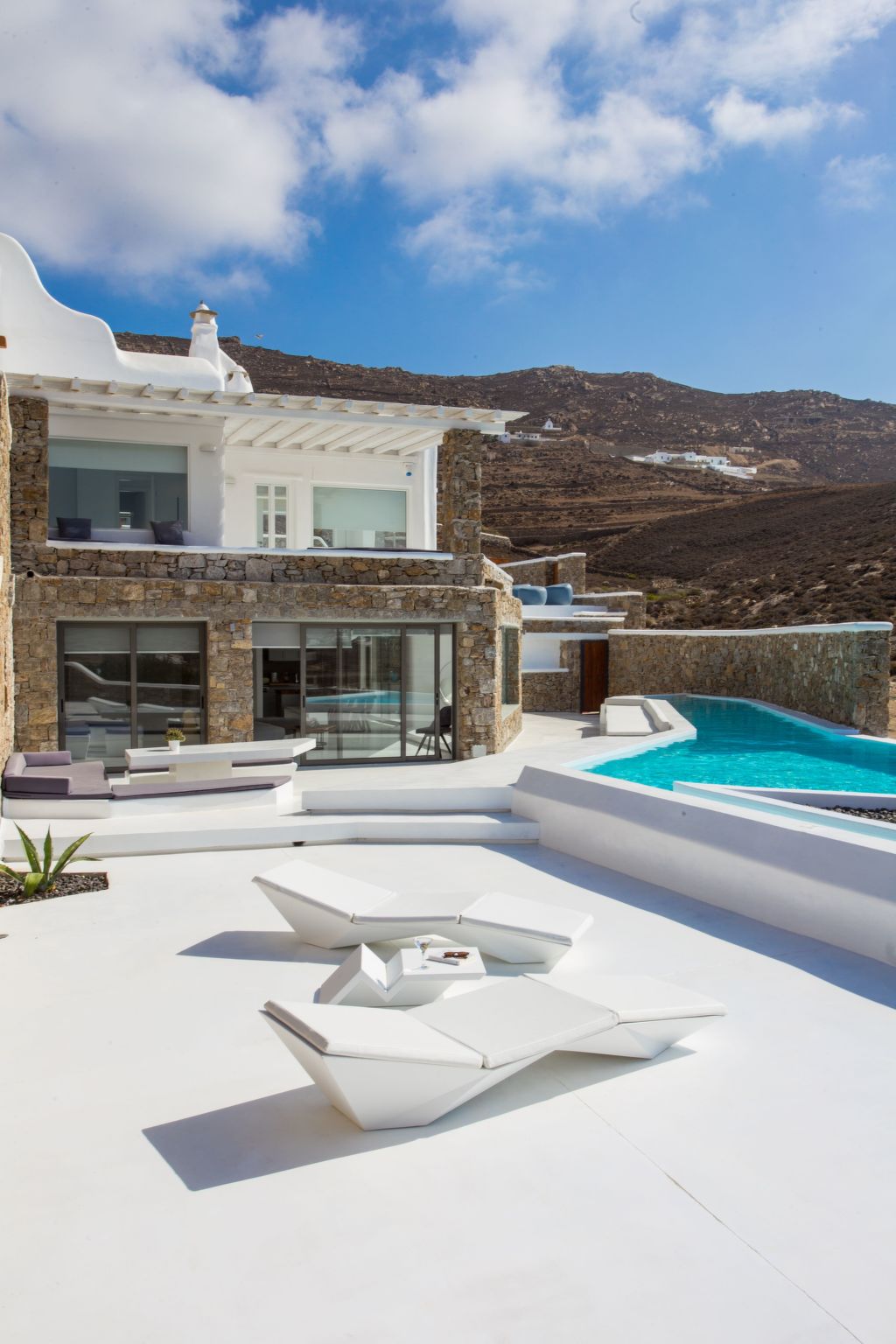 The Beach House Mykonos - privater beheizter Pool