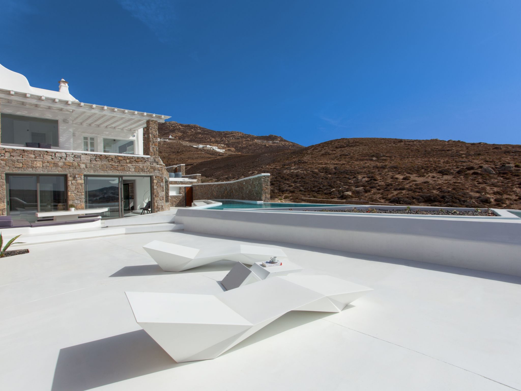 The Beach House Mykonos - privater beheizter Pool