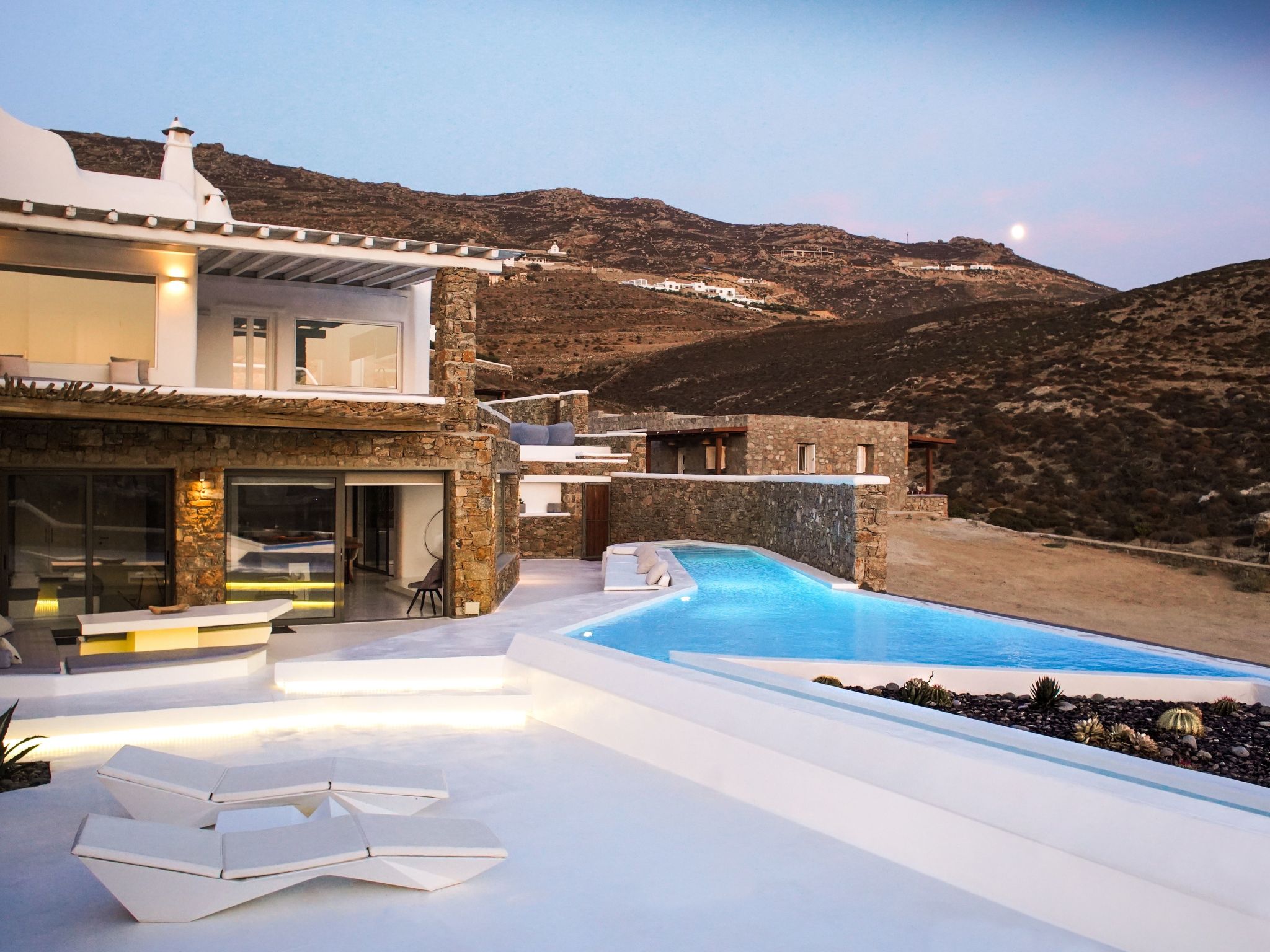 The Beach House Mykonos - privater beheizter Pool