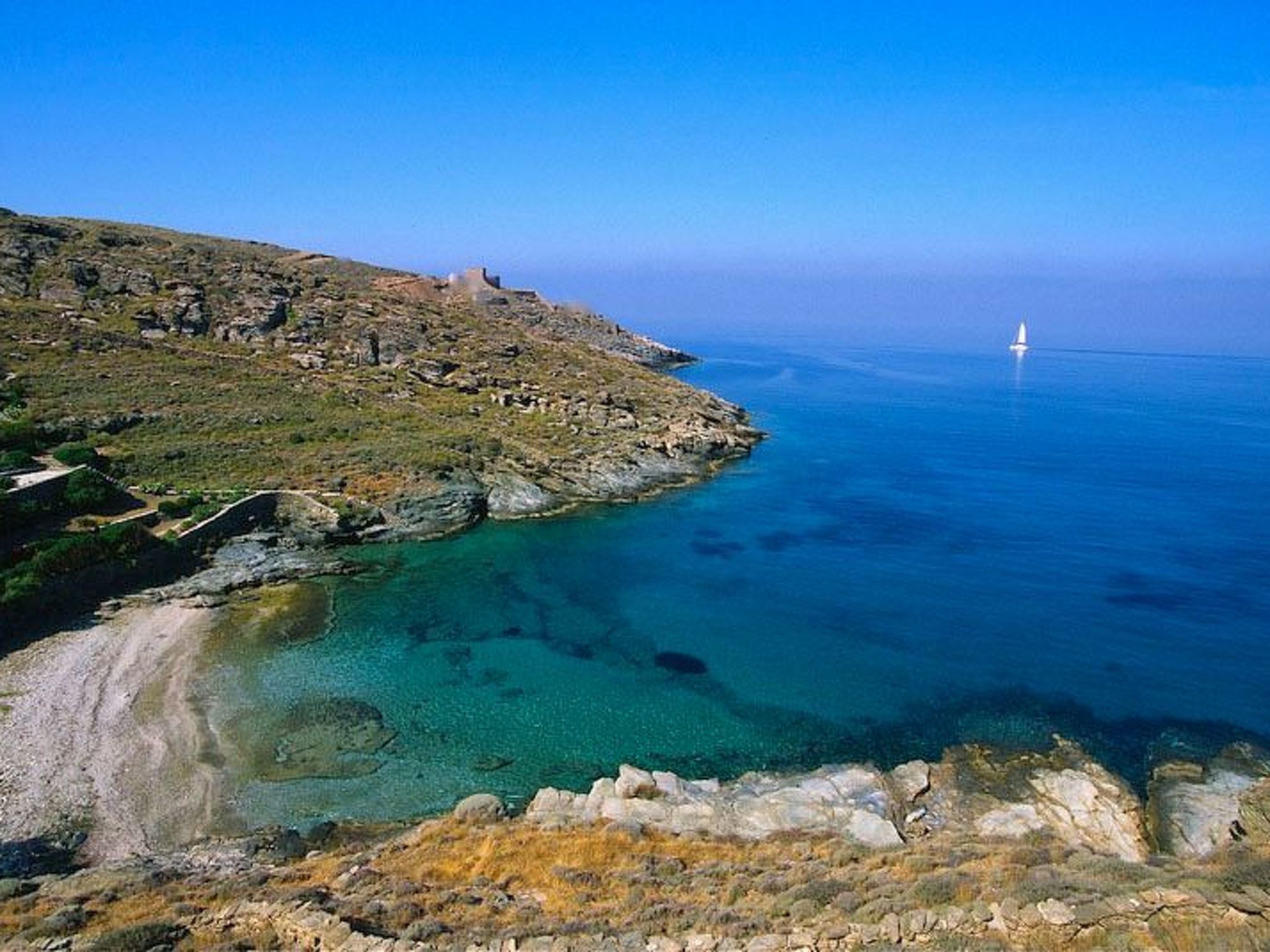 Ruhig gelegene Wohnung mit Meerblick an einem abgelegenen Strand-Buiten