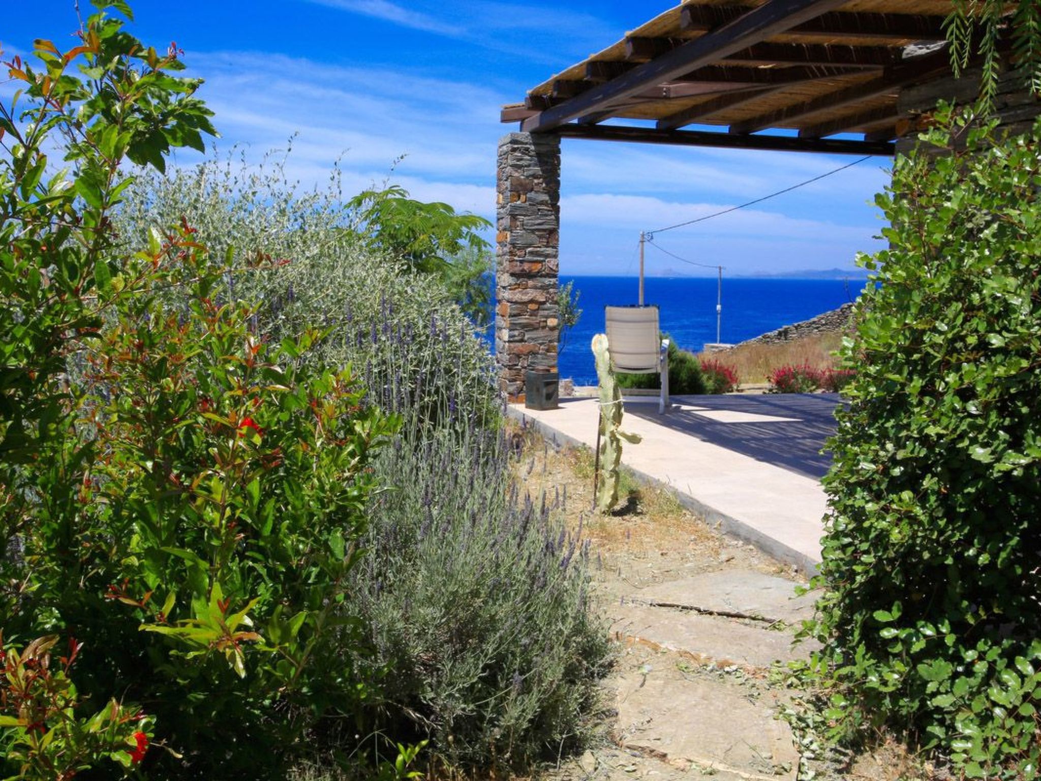 Ruhig gelegene Wohnung mit Meerblick an einem abgelegenen Strand-Buiten