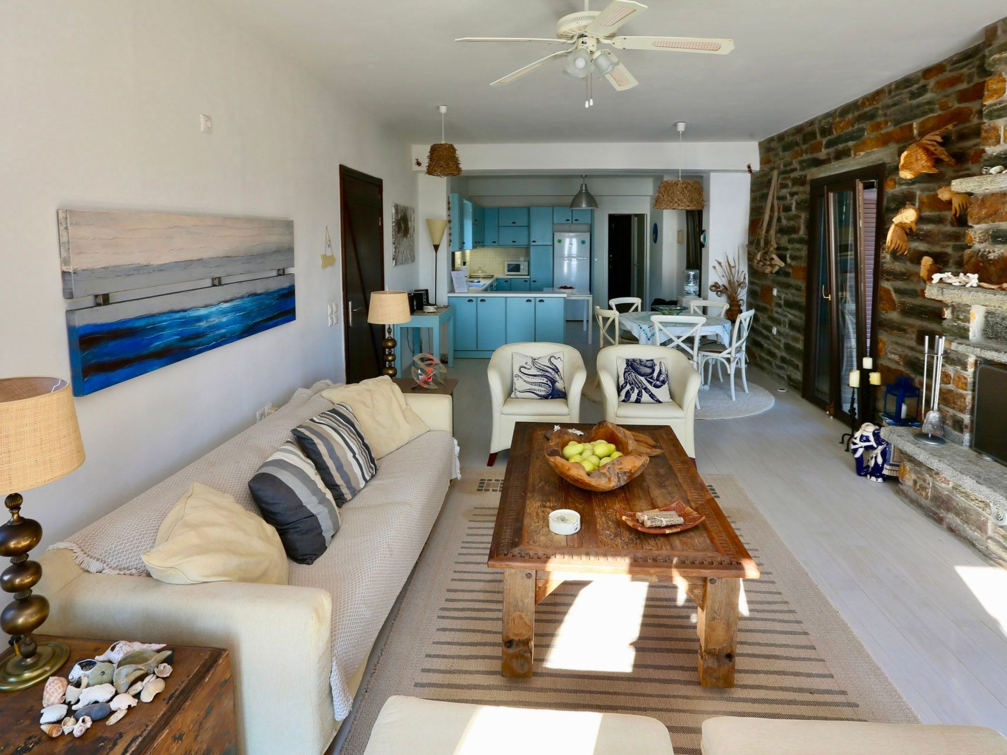 Luxuriöse, private Villa mit Meerblick, abgelegener Strand-Binnen