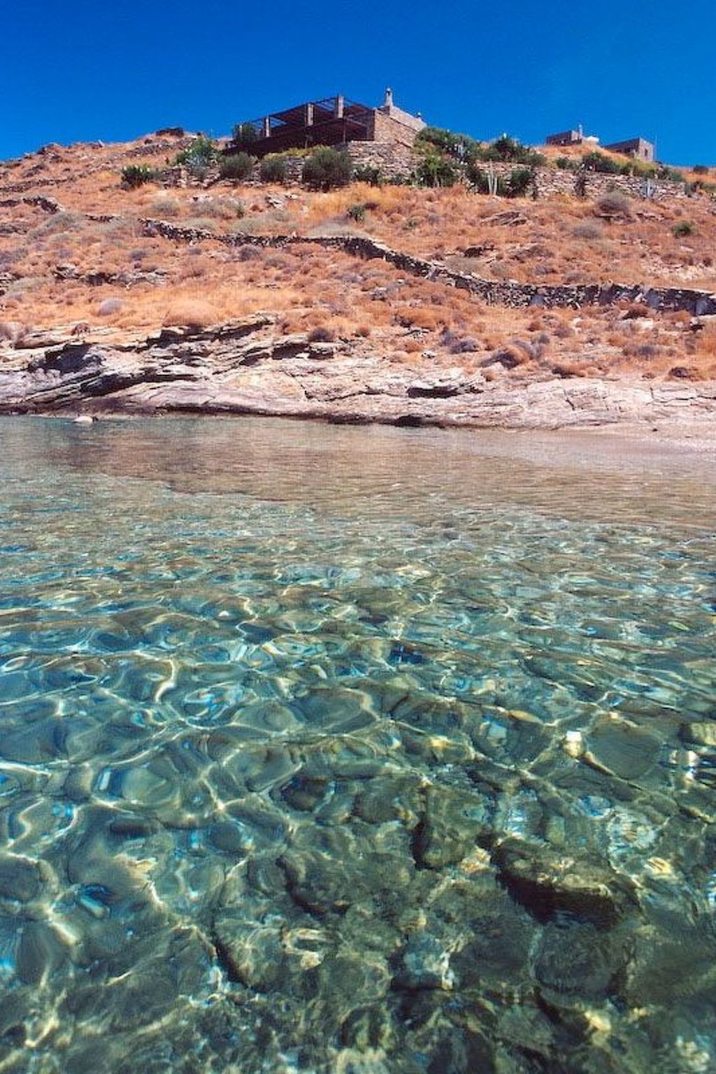 Luxuriöse, ruhige Wohnung direkt am Meer - Privatstrand-Buiten