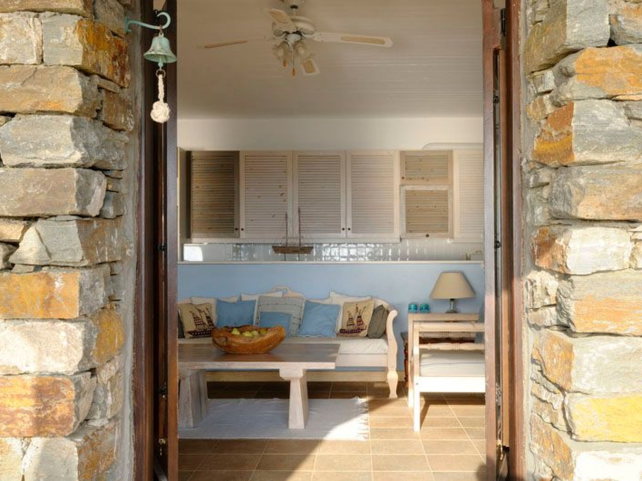 Luxuriöse, ruhige Wohnung direkt am Meer - Privatstrand-Binnen