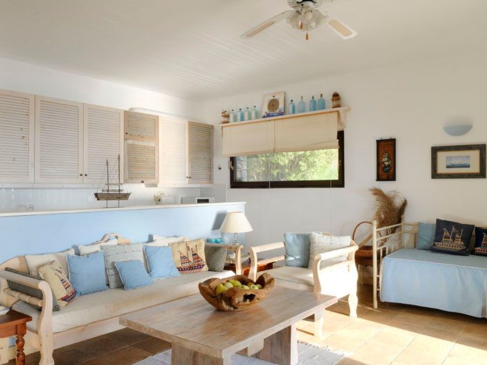 Luxuriöse, ruhige Wohnung direkt am Meer - Privatstrand-Binnen