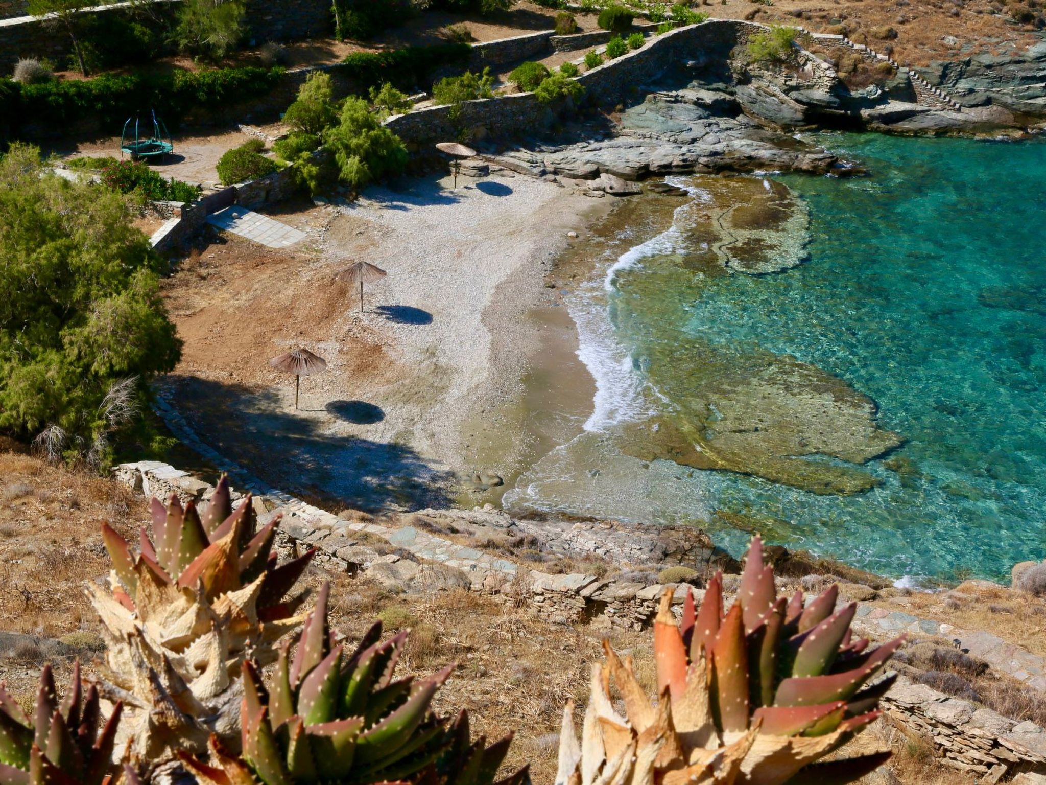 Luxuriöse, ruhige Wohnung direkt am Meer - Privatstrand-Image-tags.info