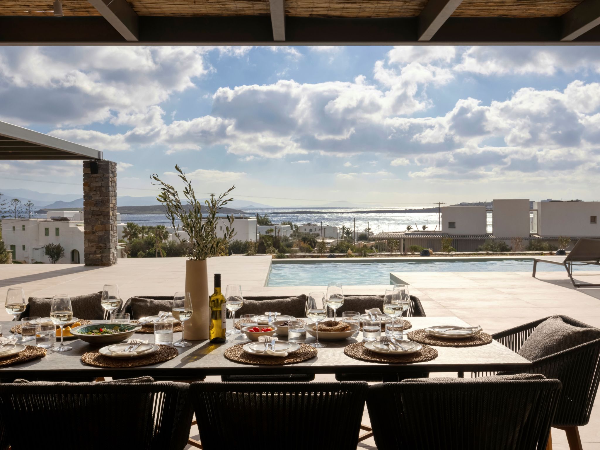 Vakantiehuis met privé zwembad in Paros (Griekenland) voor 10 personen