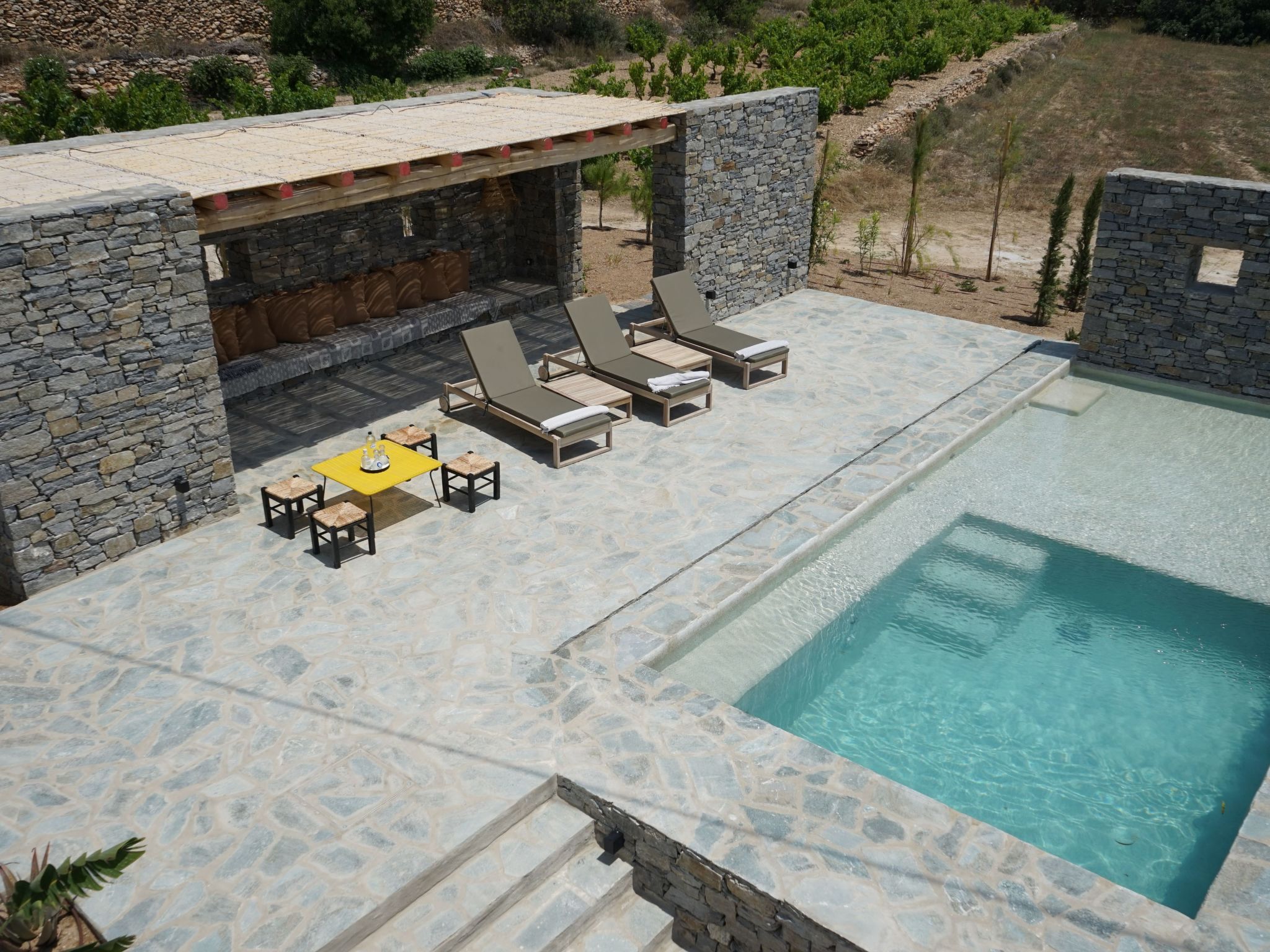 Vakantiehuis met privé zwembad in Paros (Griekenland) voor 6 personen