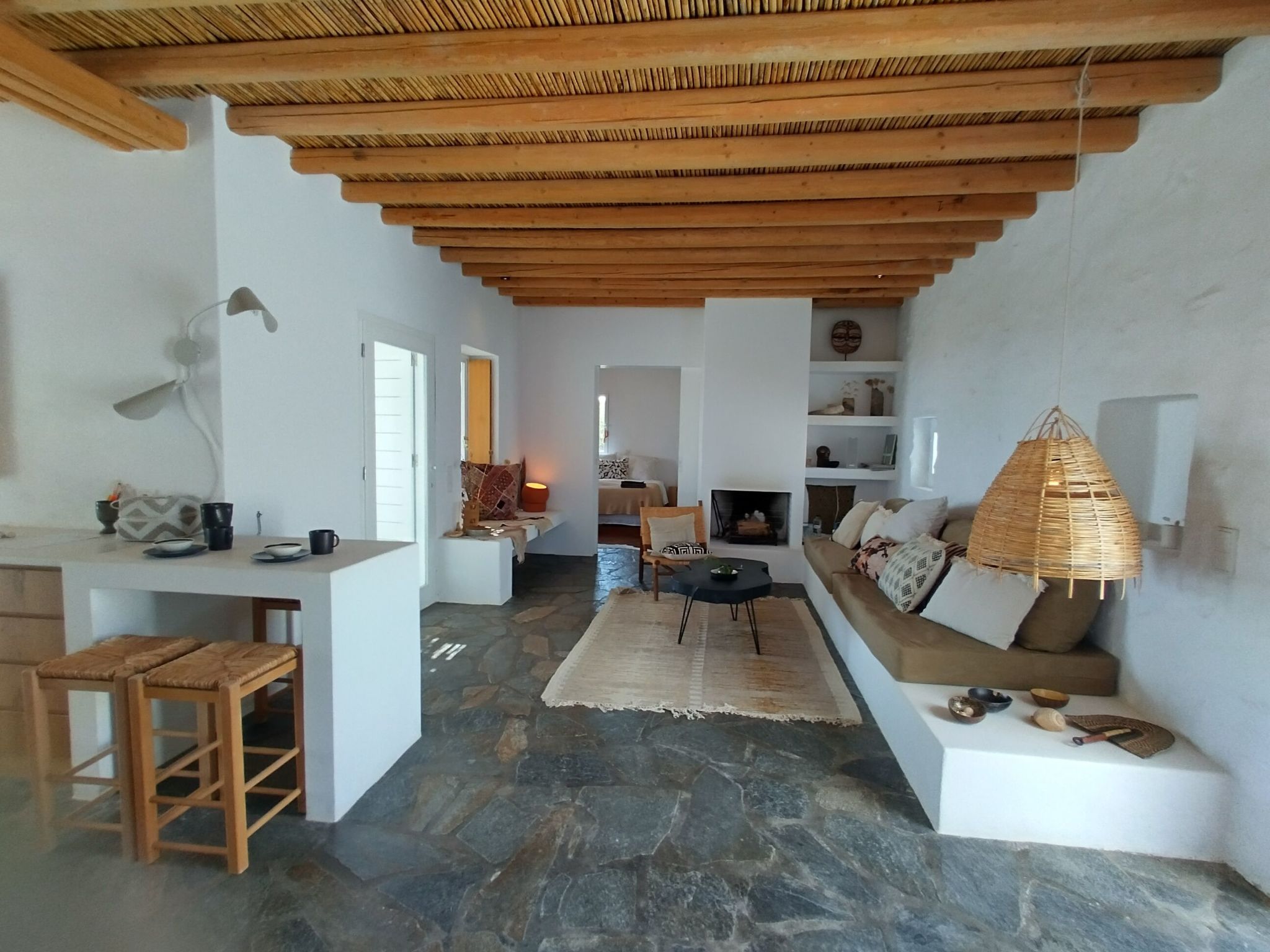 Ferienvilla "Villa Stamata" mit Pool und Garten-Dedans