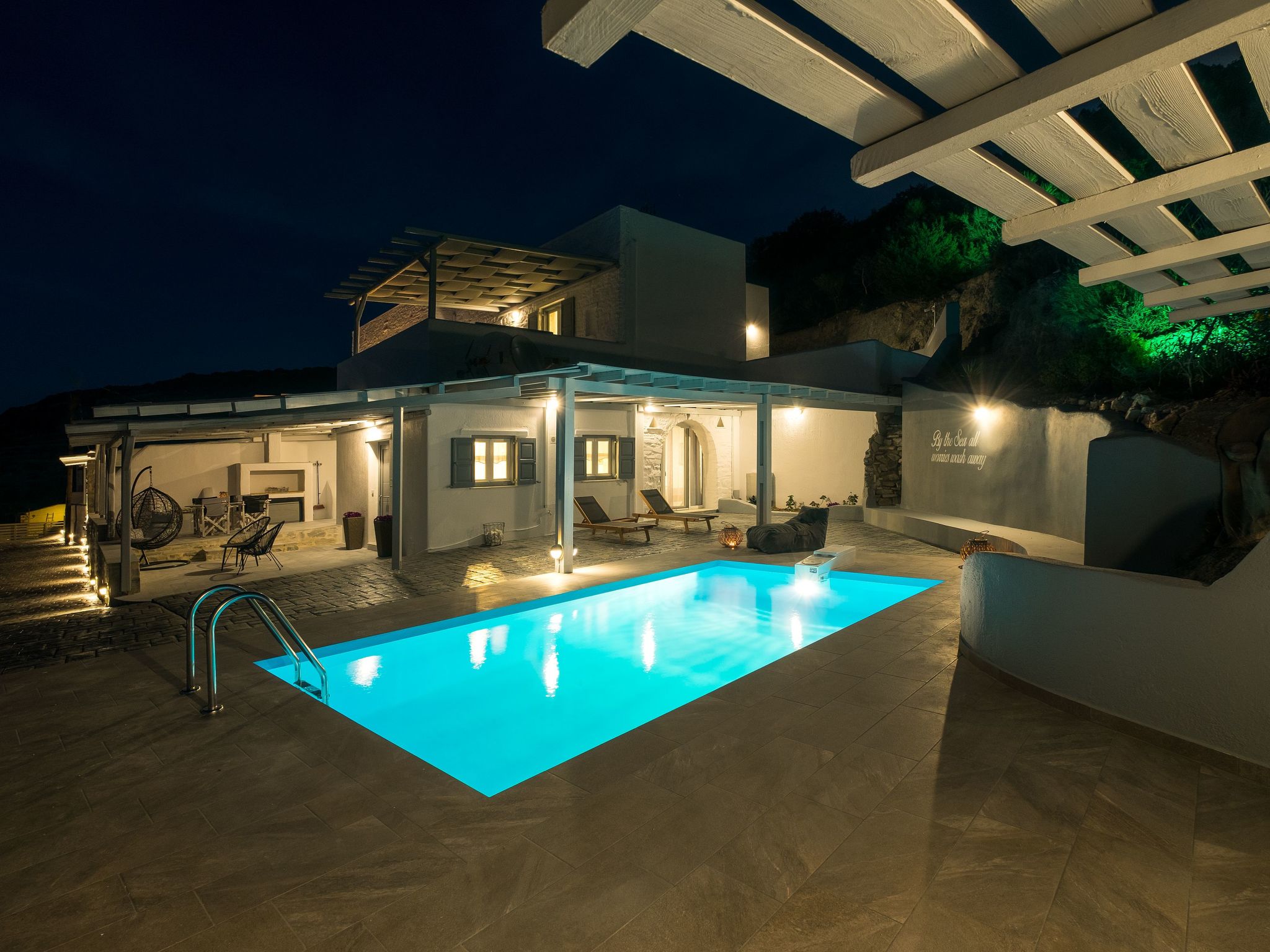 Mit Privatpool für 4 Personen ca. 70 m&sup2; in Elitas, Paros-Binnen