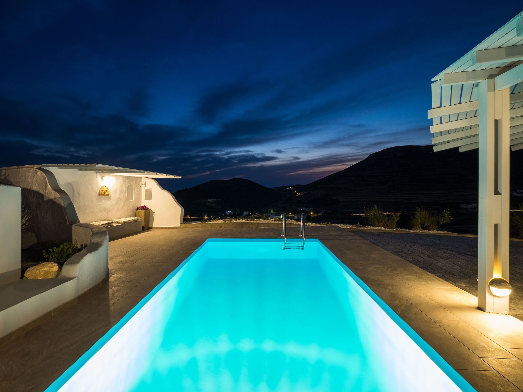 Mit Privatpool für 4 Personen ca. 70 m&sup2; in Elitas, Paros-Binnen