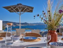 Design villa met privézwembad en panoramisch uitzicht op Paros - thumbnail 5