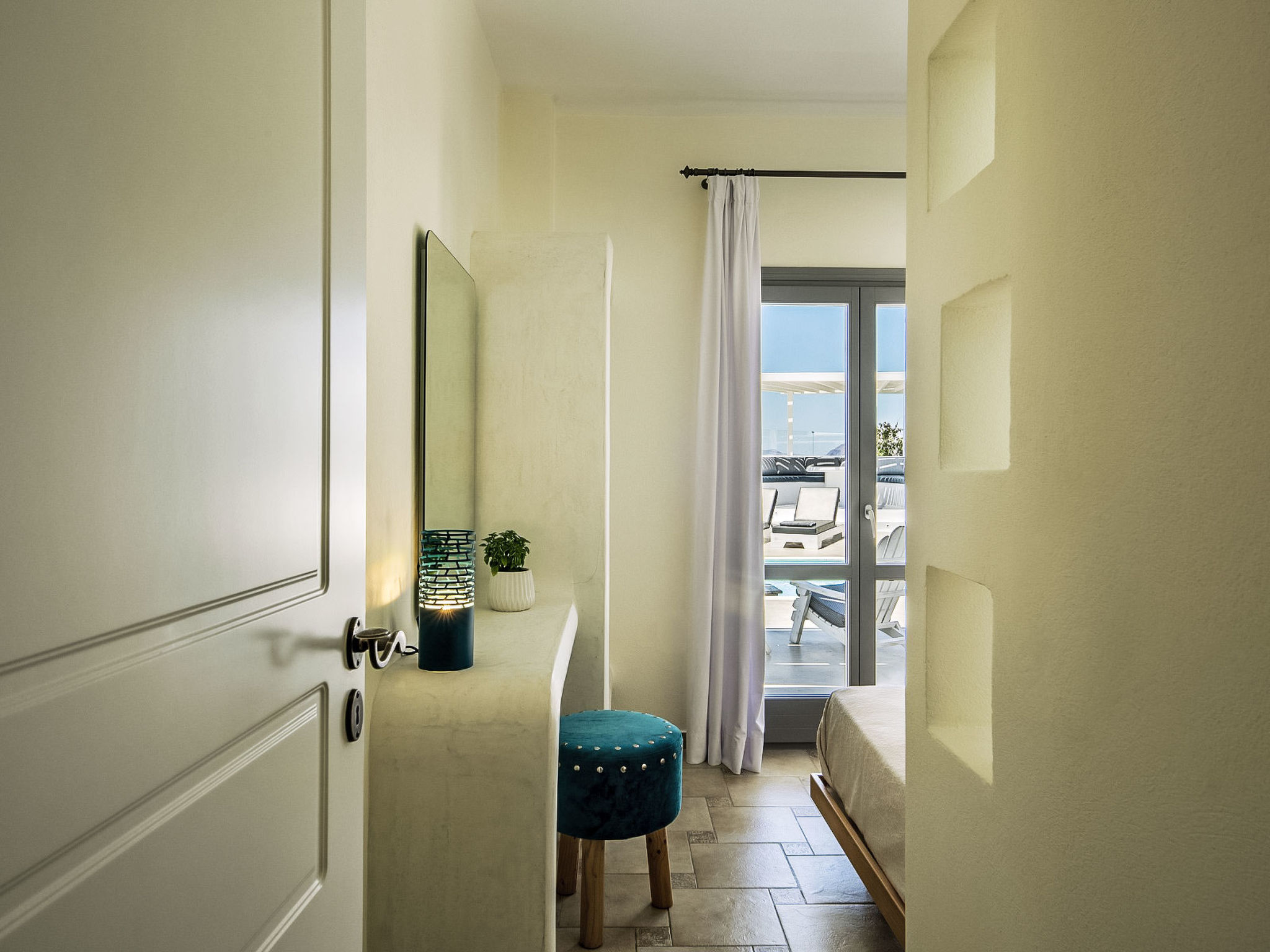 Hemera Ferienhaus Villa auf Santorin - Binnen
