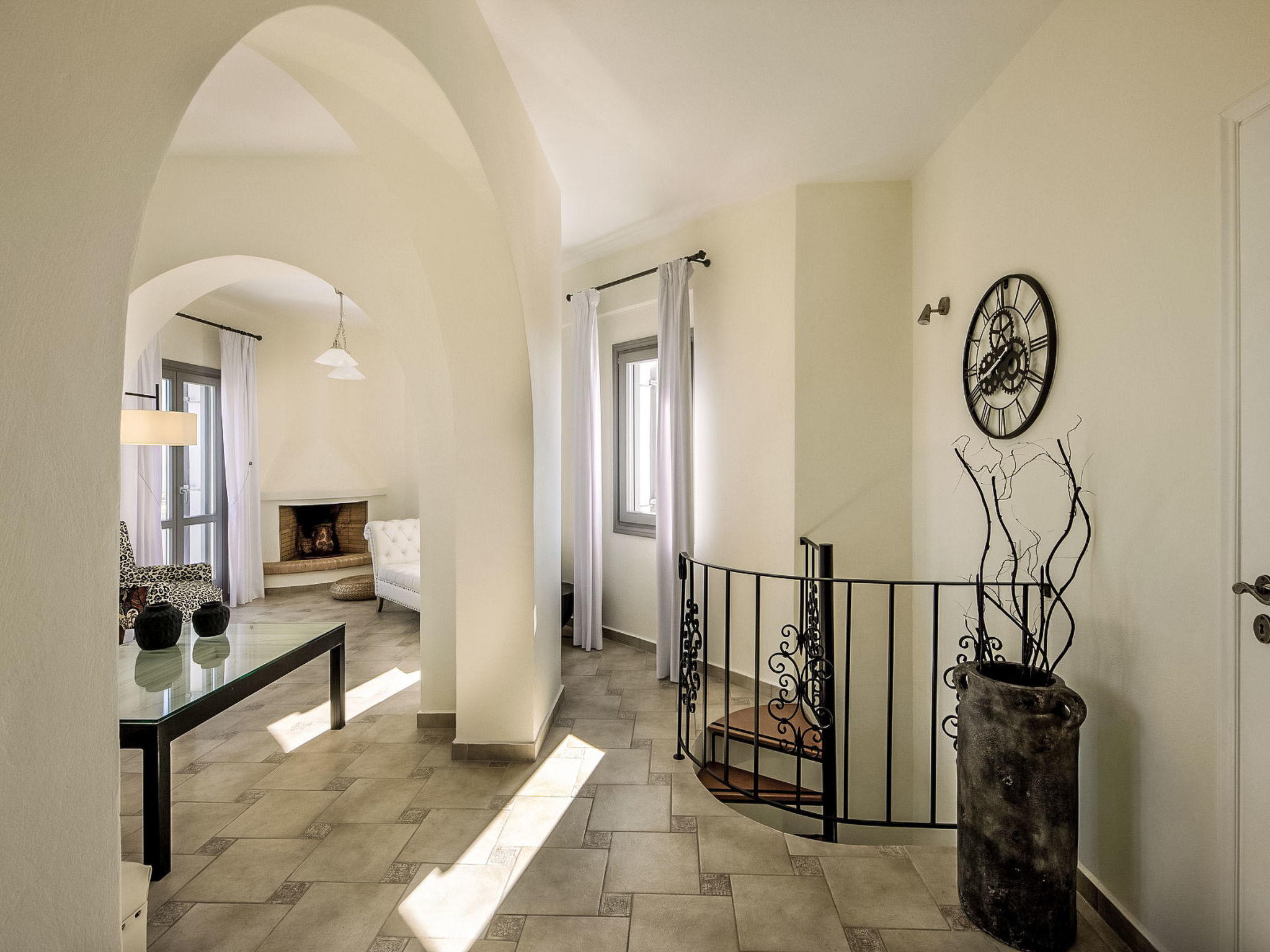 Hemera Ferienhaus Villa auf Santorin - Binnen