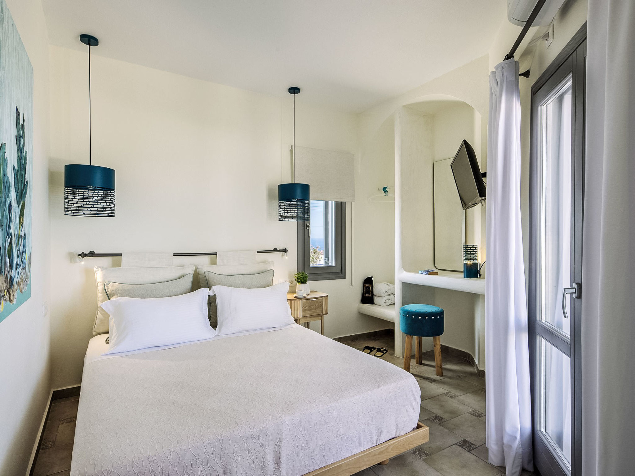 Hemera Ferienhaus Villa auf Santorin - Binnen