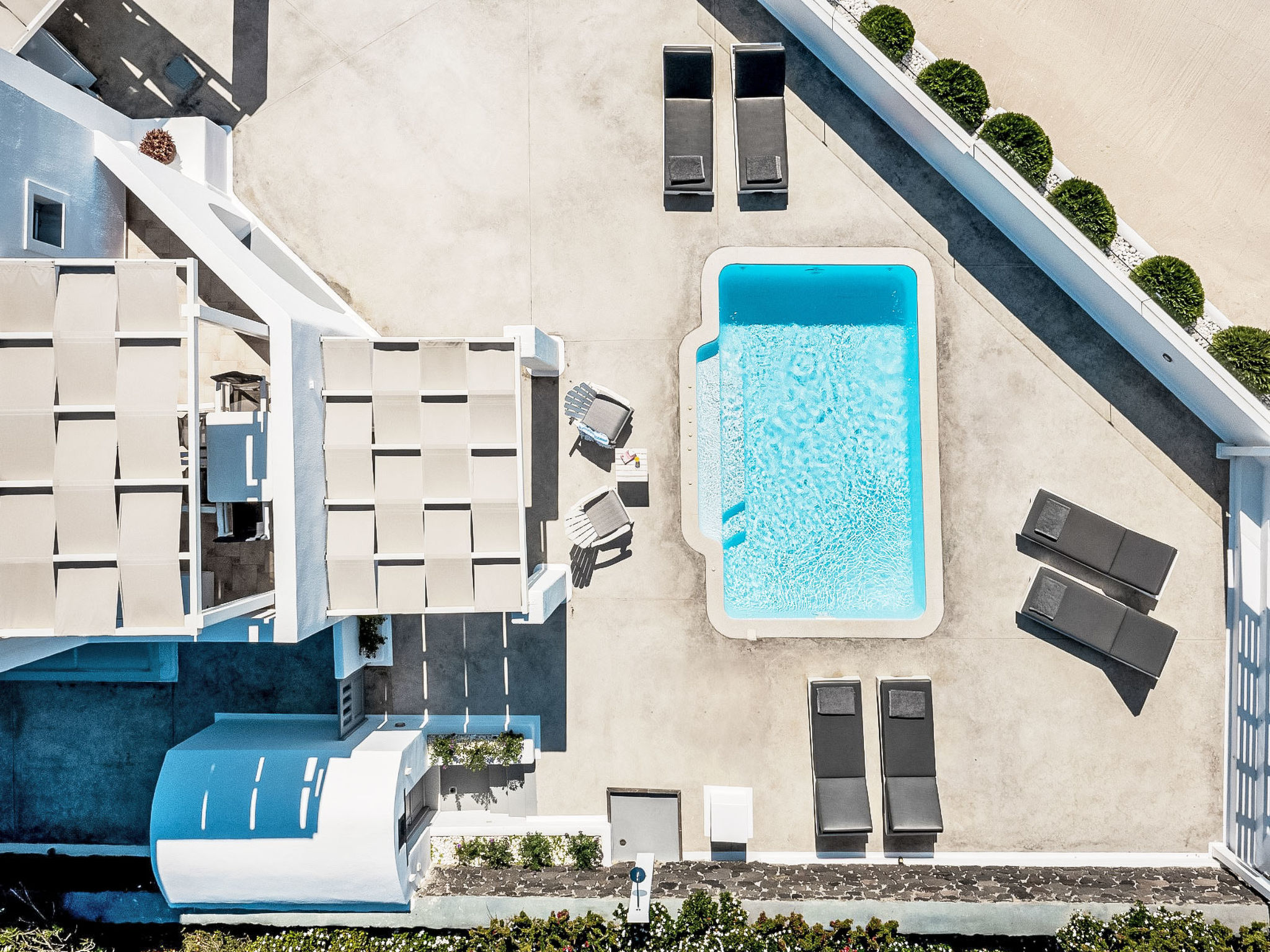 Hemera Ferienhaus Villa auf Santorin - Binnen
