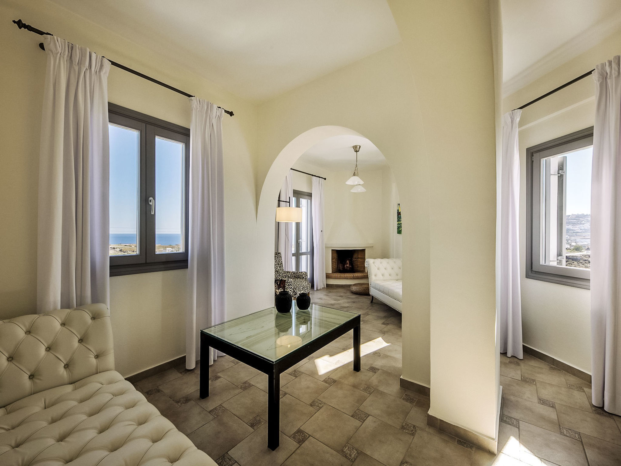 Hemera Ferienhaus Villa auf Santorin - Binnen