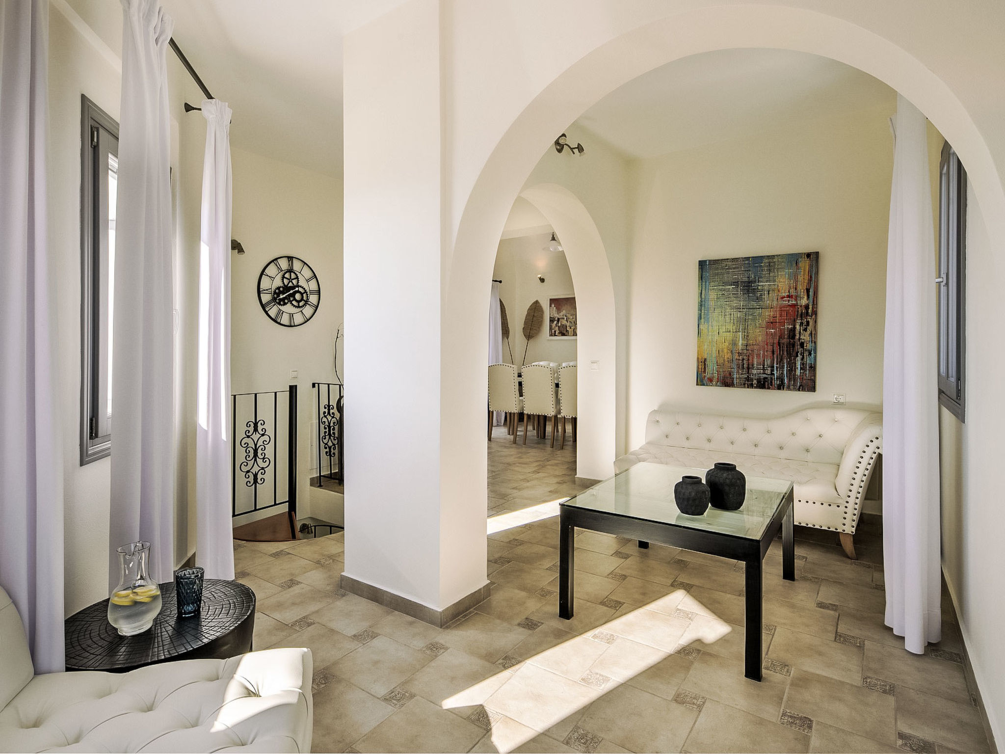 Hemera Ferienhaus Villa auf Santorin - Binnen