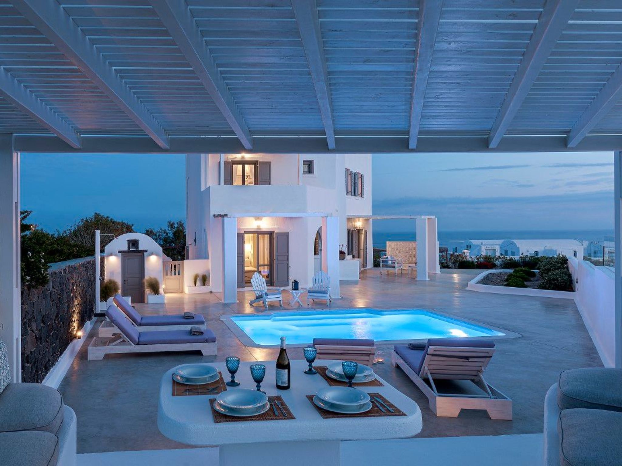 Hemera Ferienhaus Villa auf Santorin-Image-tags.info