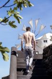 Villa met privézwembad aan zee in Akrotiri, Santorini - thumbnail 3