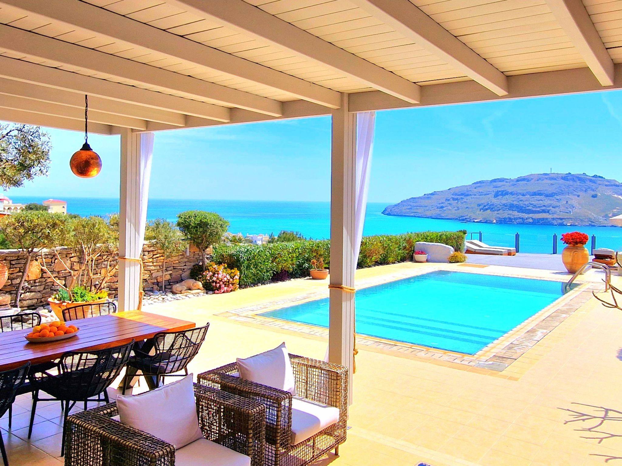 Charmantes Ferienhaus in Lindos mit Privatem Pool und Meerblick-Image-tags.info