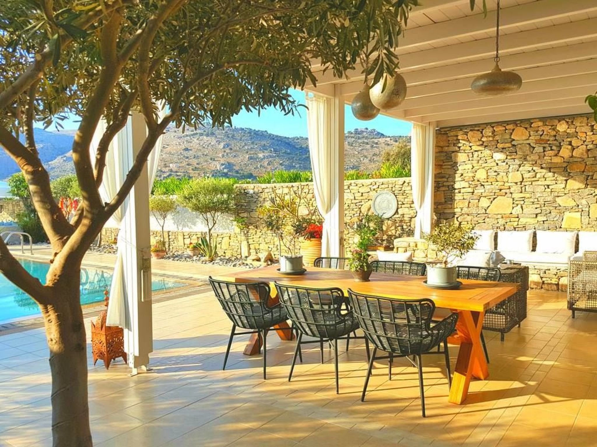 Charmantes Ferienhaus in Lindos mit Privatem Pool und Meerblick-Dehors