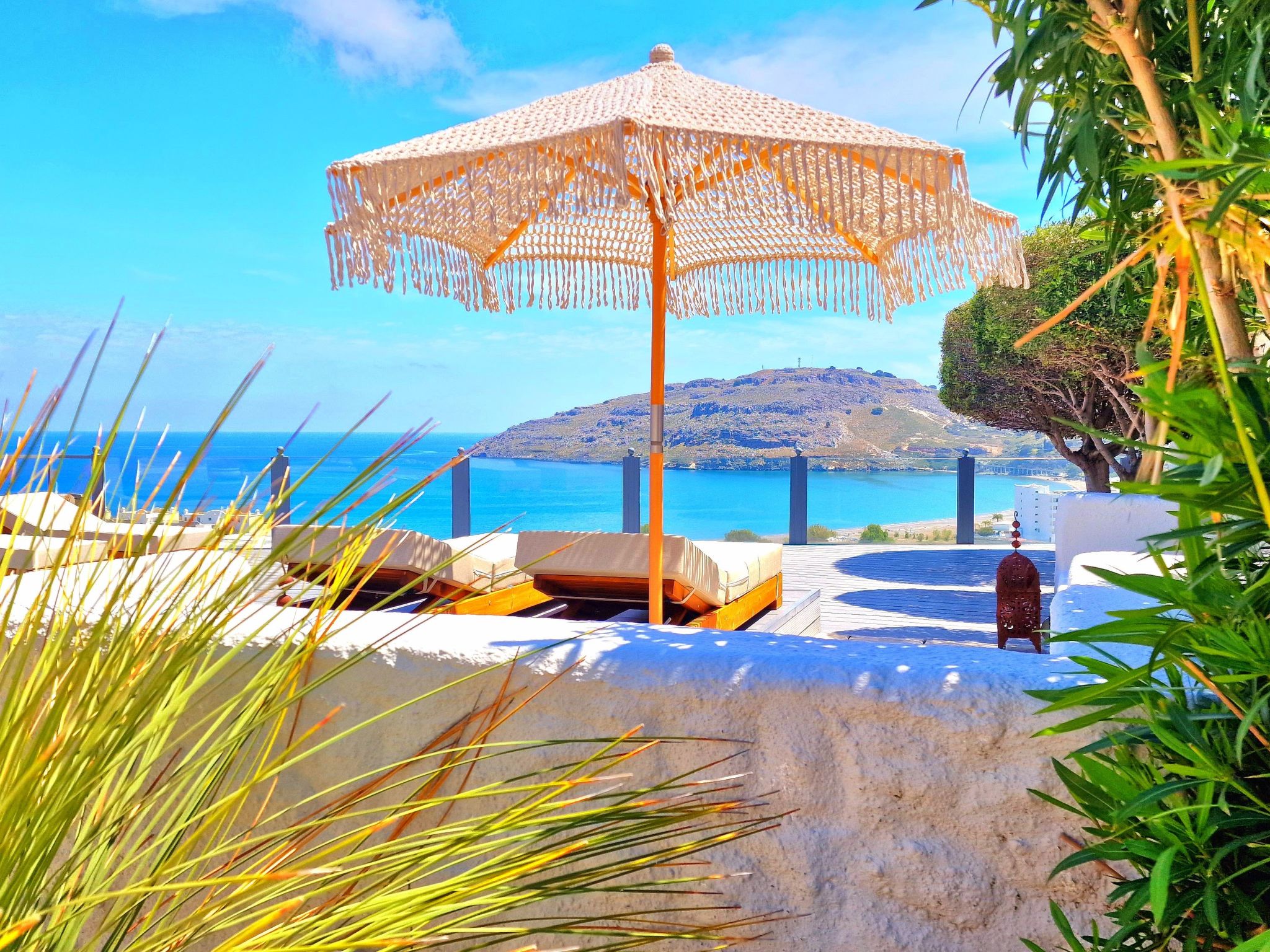 Charmantes Ferienhaus in Lindos mit Privatem Pool und Meerblick-Dehors