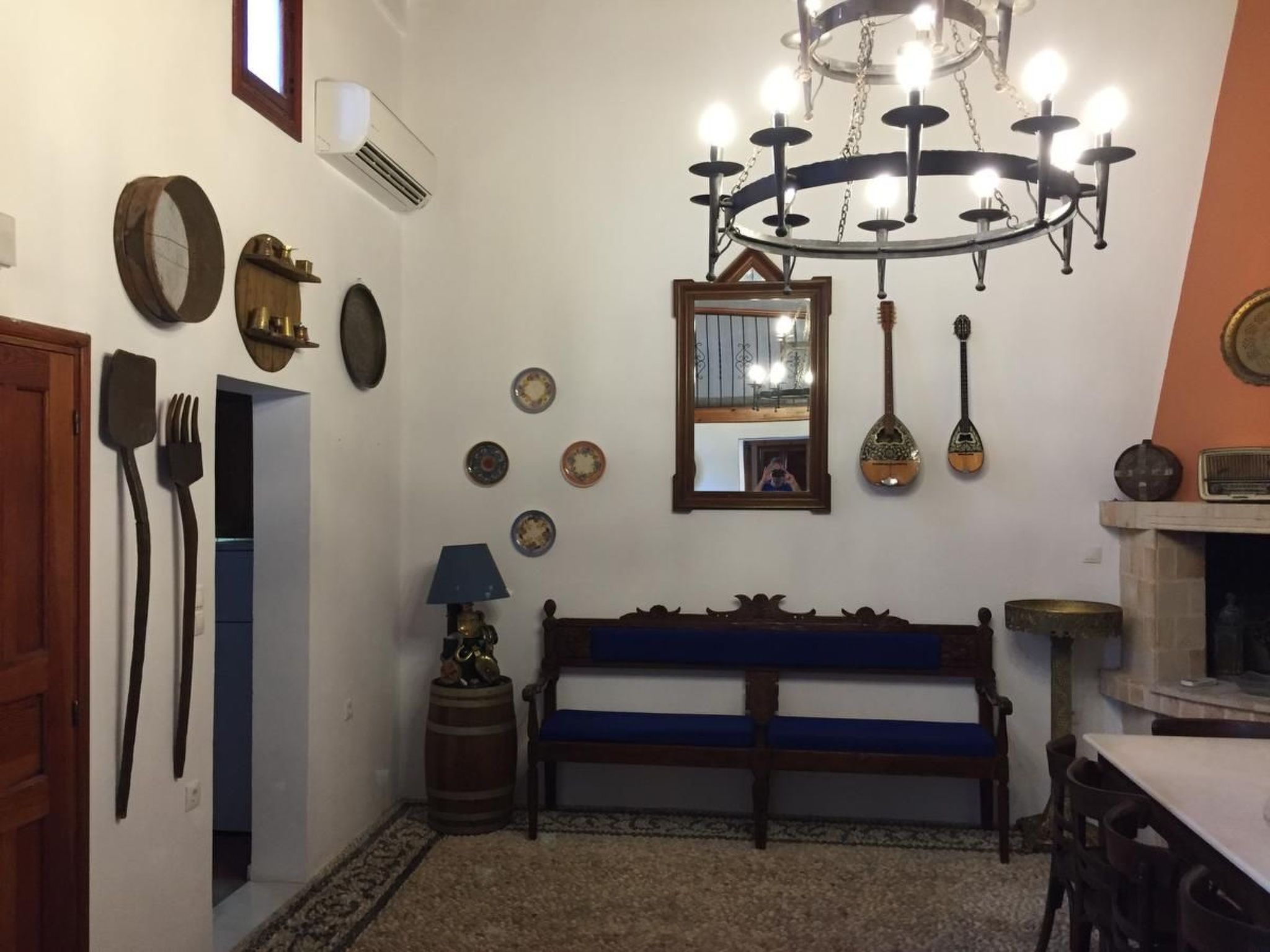 Private Villa mit herrlichem Blick auf das Meer und das Dorf