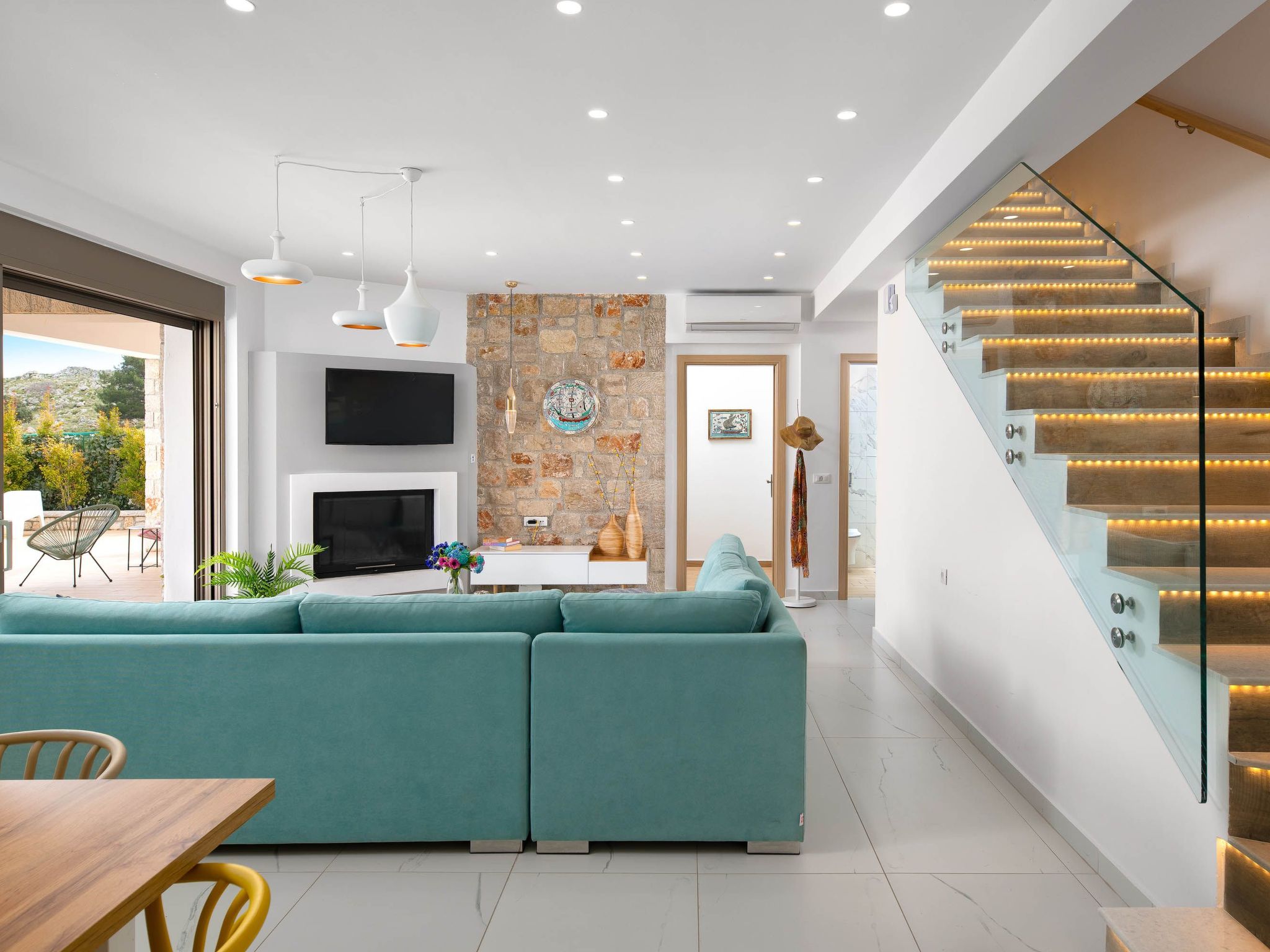 Luxus-Ferienvilla Ikaros-Inside