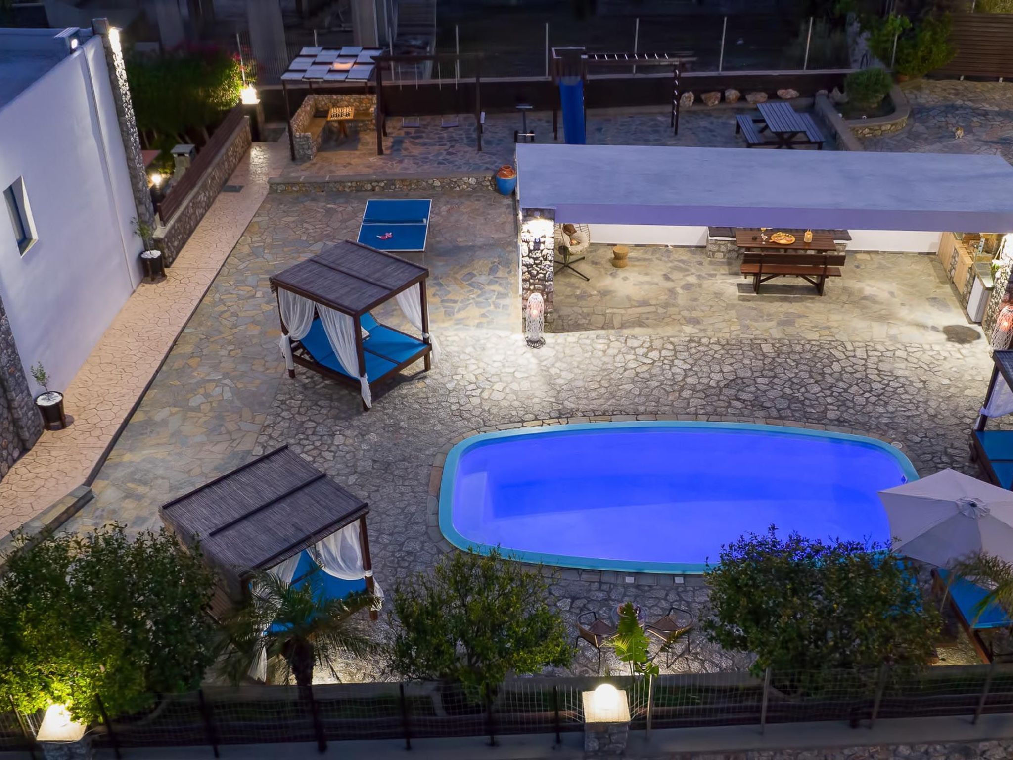 Villa Maripaul im Dorf Pefki