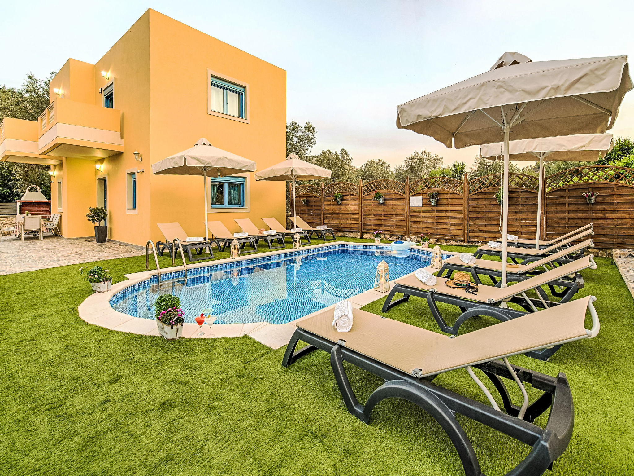 Retro Villas - Deluxe with Pool - Buiten