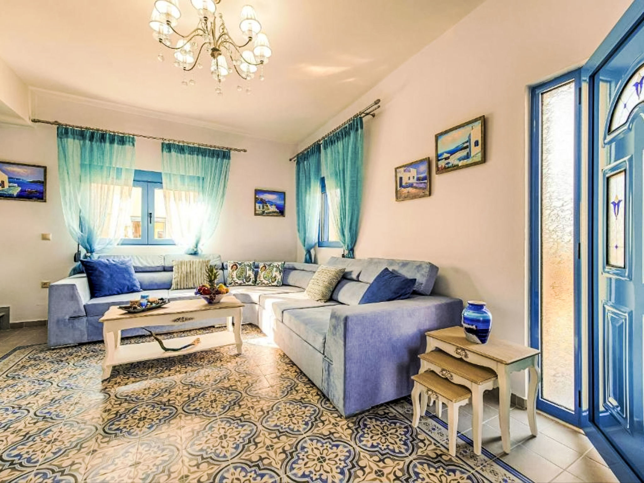 Retro Villas - Deluxe with Pool - Binnen
