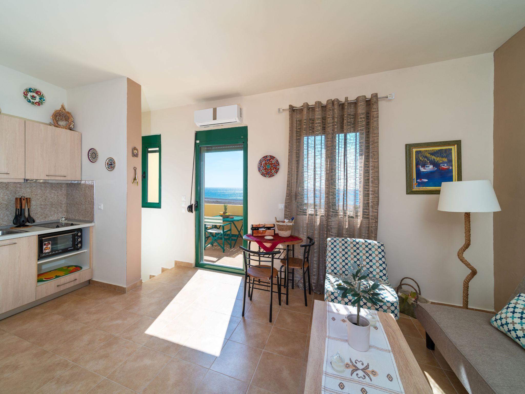 Mare Blu 1 am Strand-Binnen