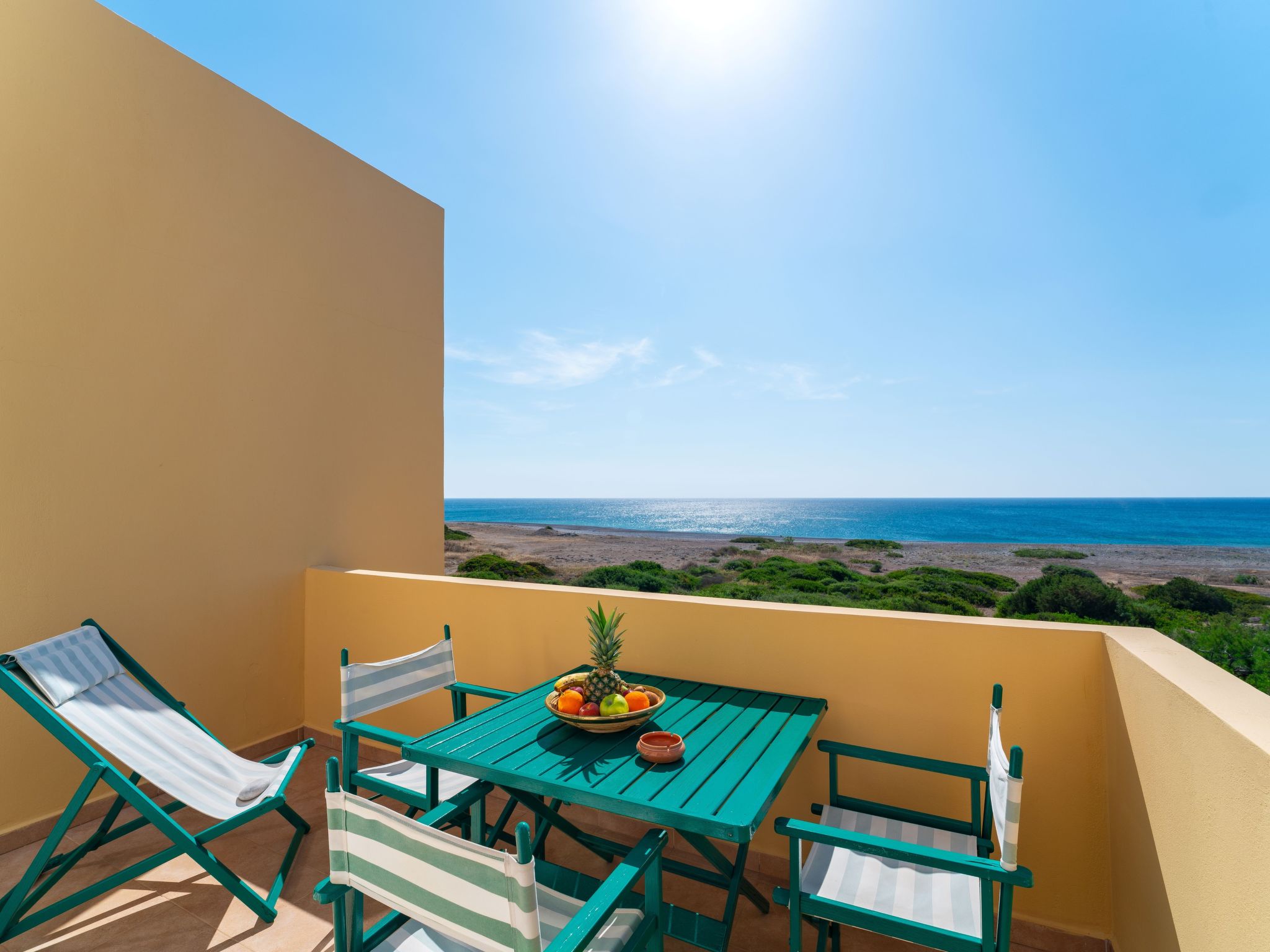 Mare Blu 1 am Strand-Binnen