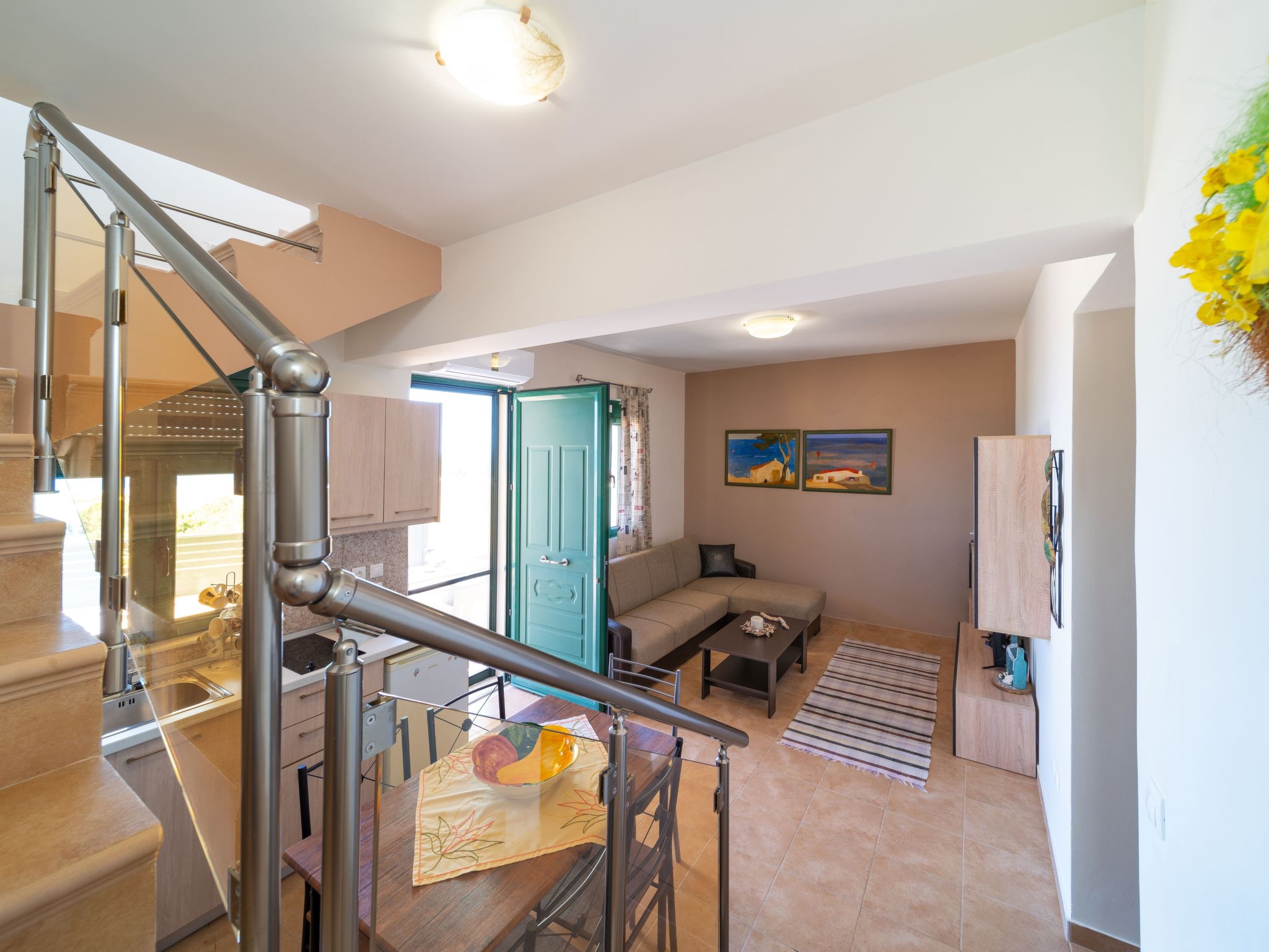 Mare Blu 1 am Strand-Binnen