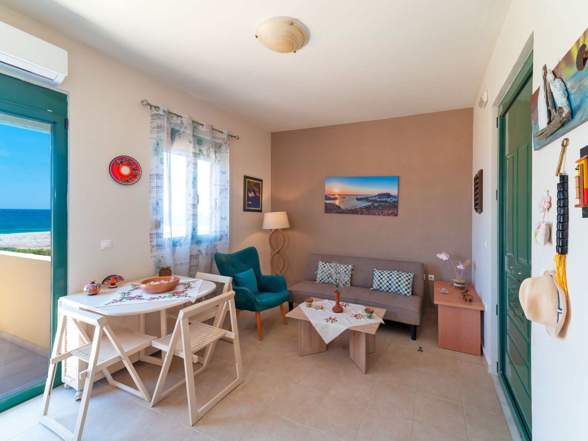 Mare Blu 2 am Strand-Binnen