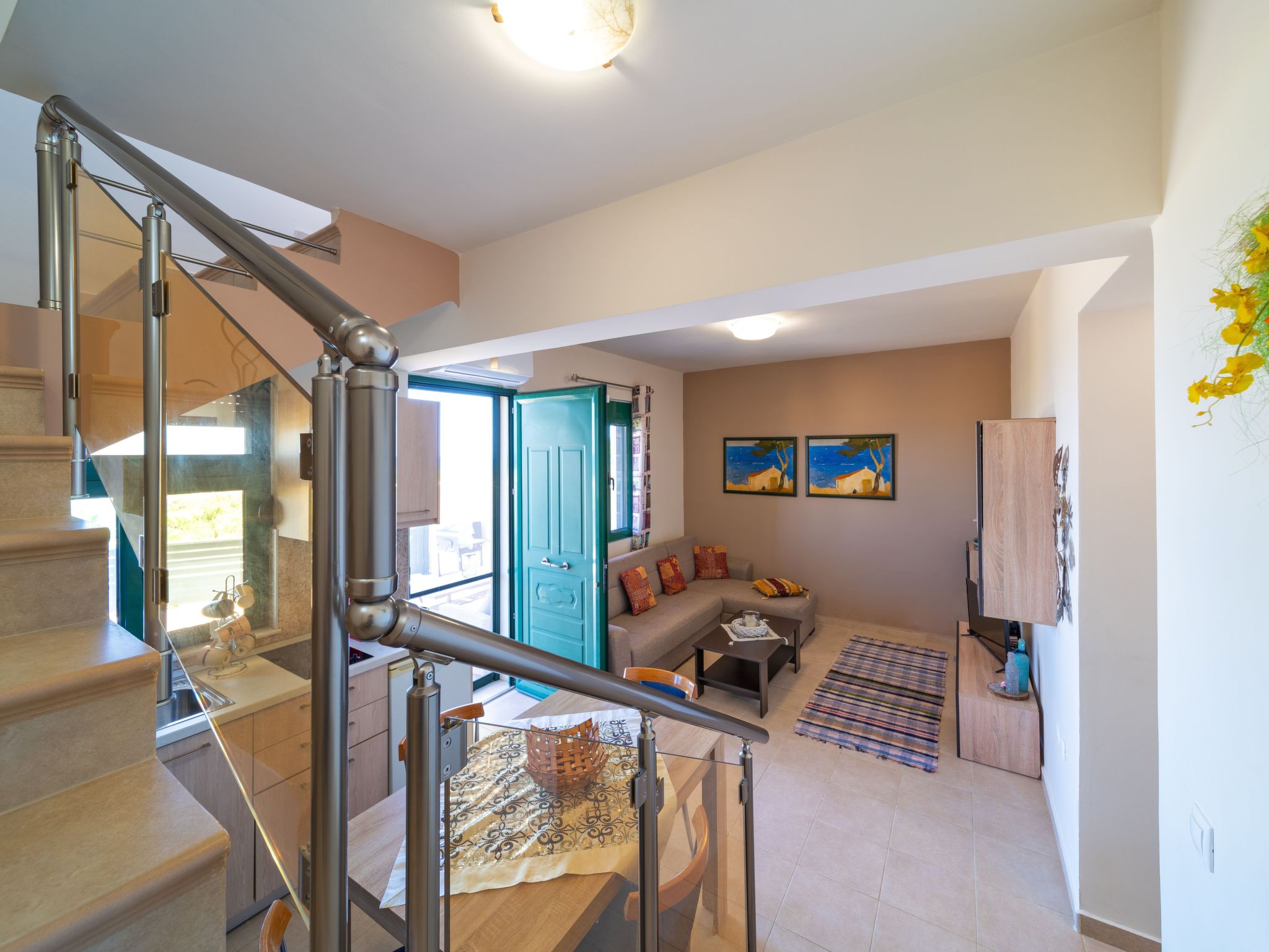 Mare Blu 2 am Strand-Binnen