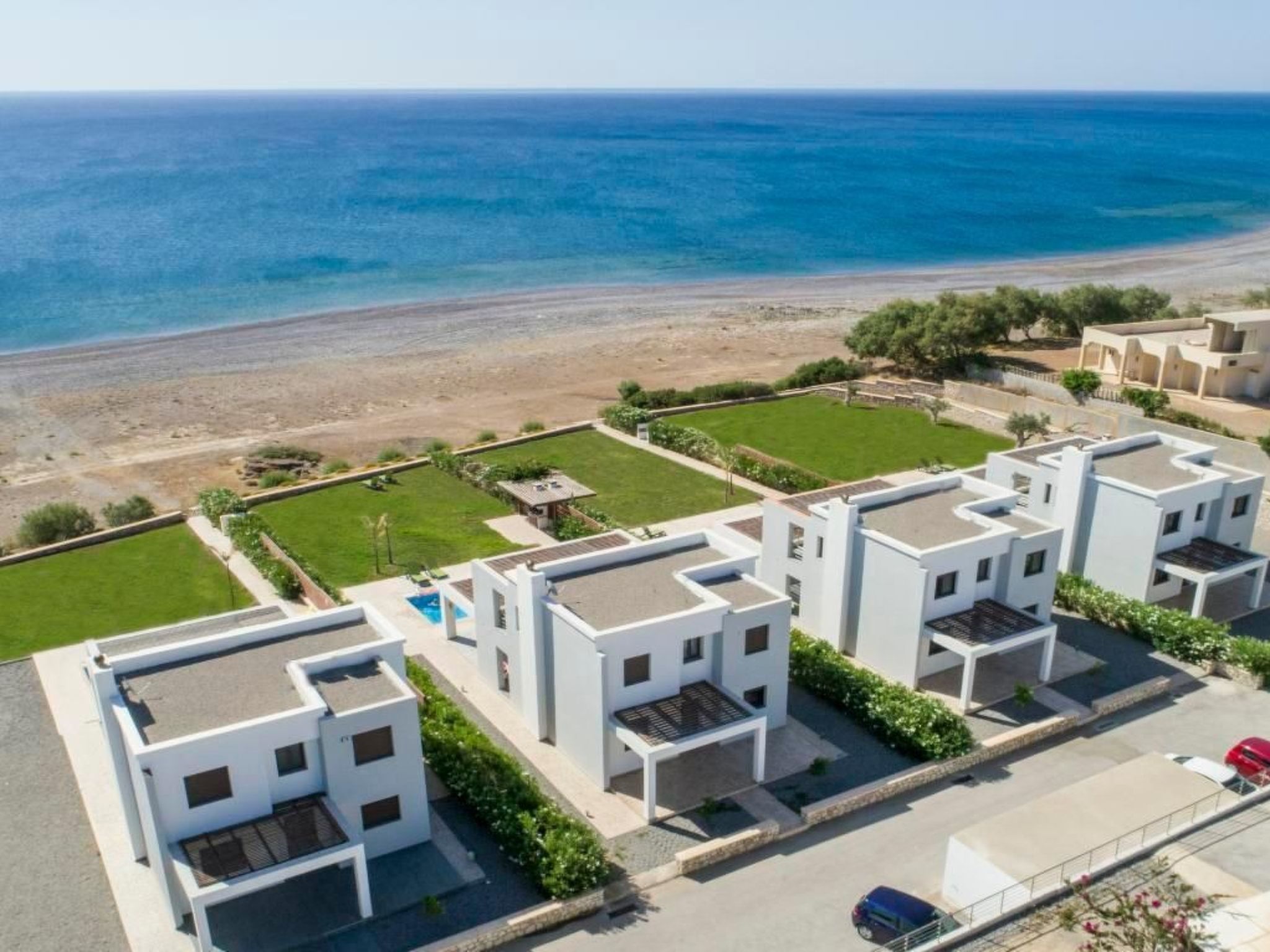 Villa am Strand mit privatem Pool