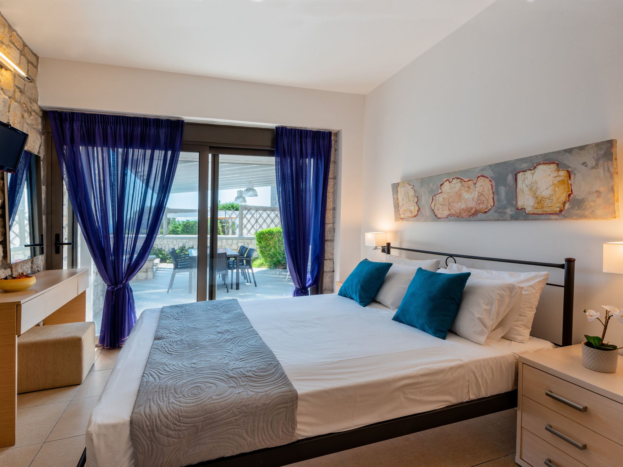 Villa CostaMare - Luxuriöse, neu gebaute Steinvilla-Dedans