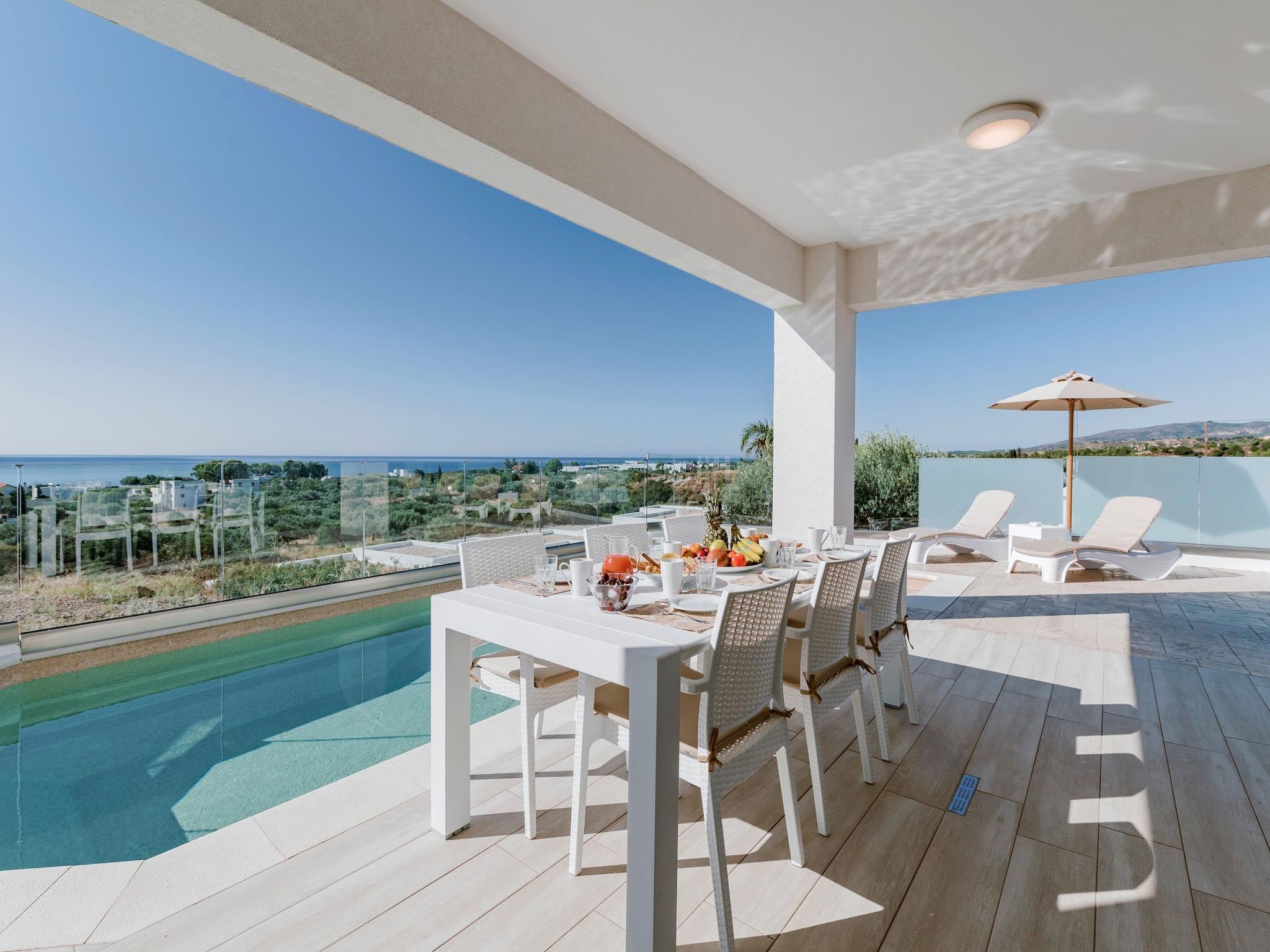 Schöne Villa Oriens in Gennadio Villa in Gennadi