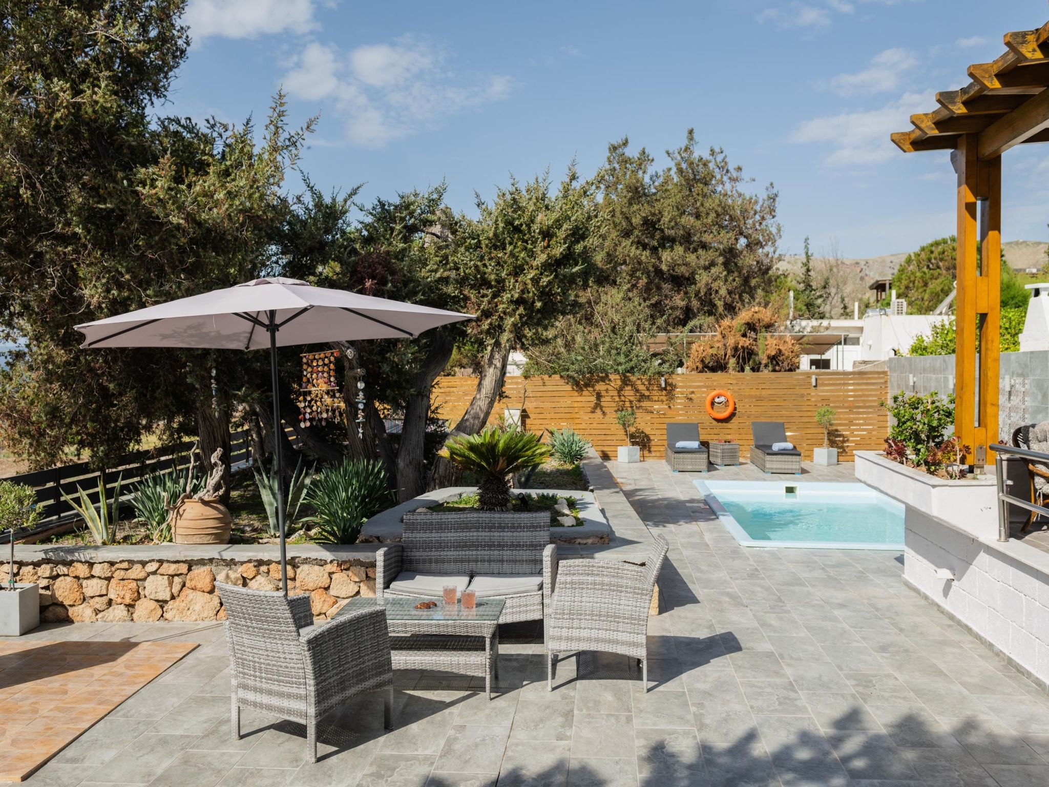 Villa Perla am Strand mit Meerblick