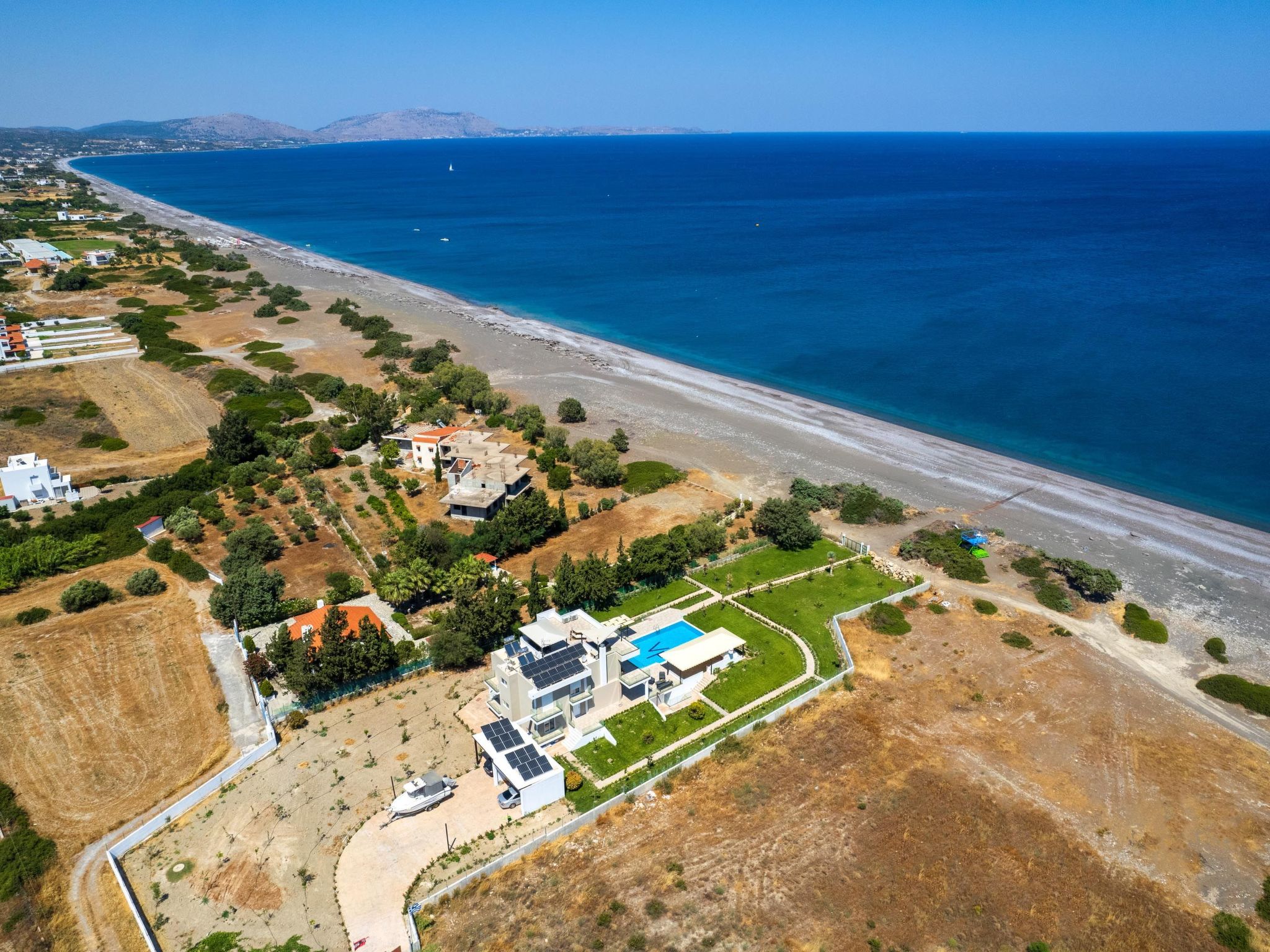 Strandvilla Viviane Paulos für 12 Personen-Dehors