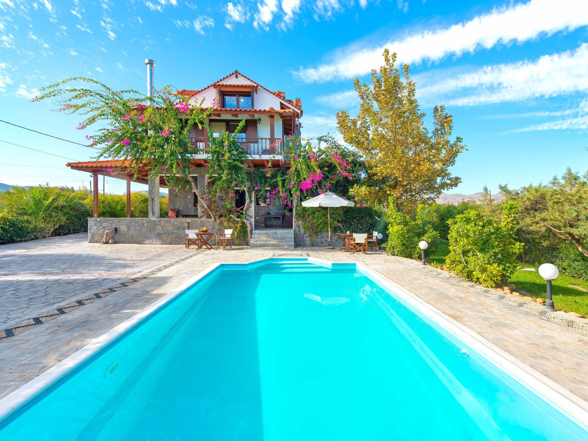 in Notia Rodos mit privatem Garten Villa in Gennadi