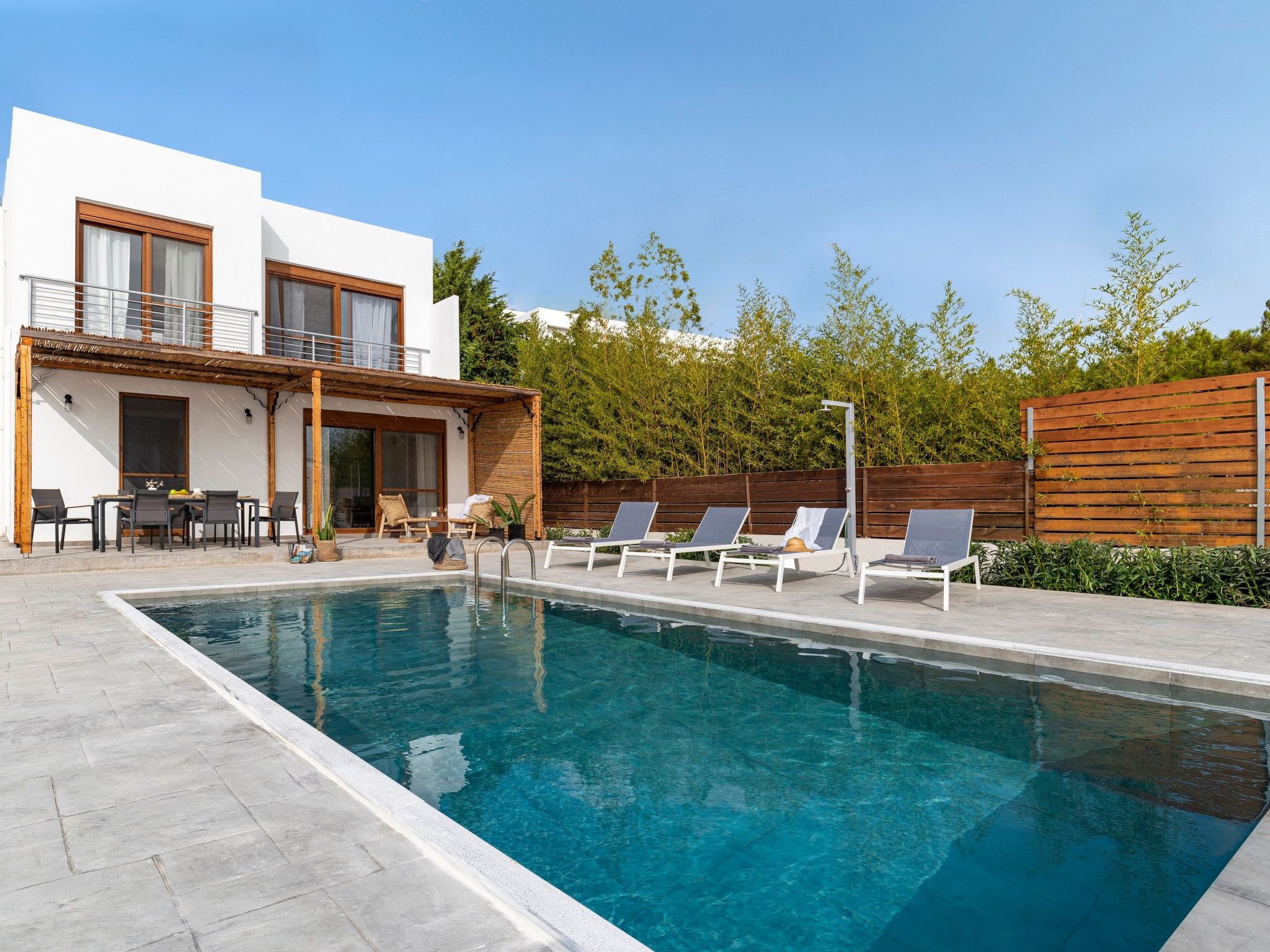 Haus in Afantou - Privater Parkplatz und Pool