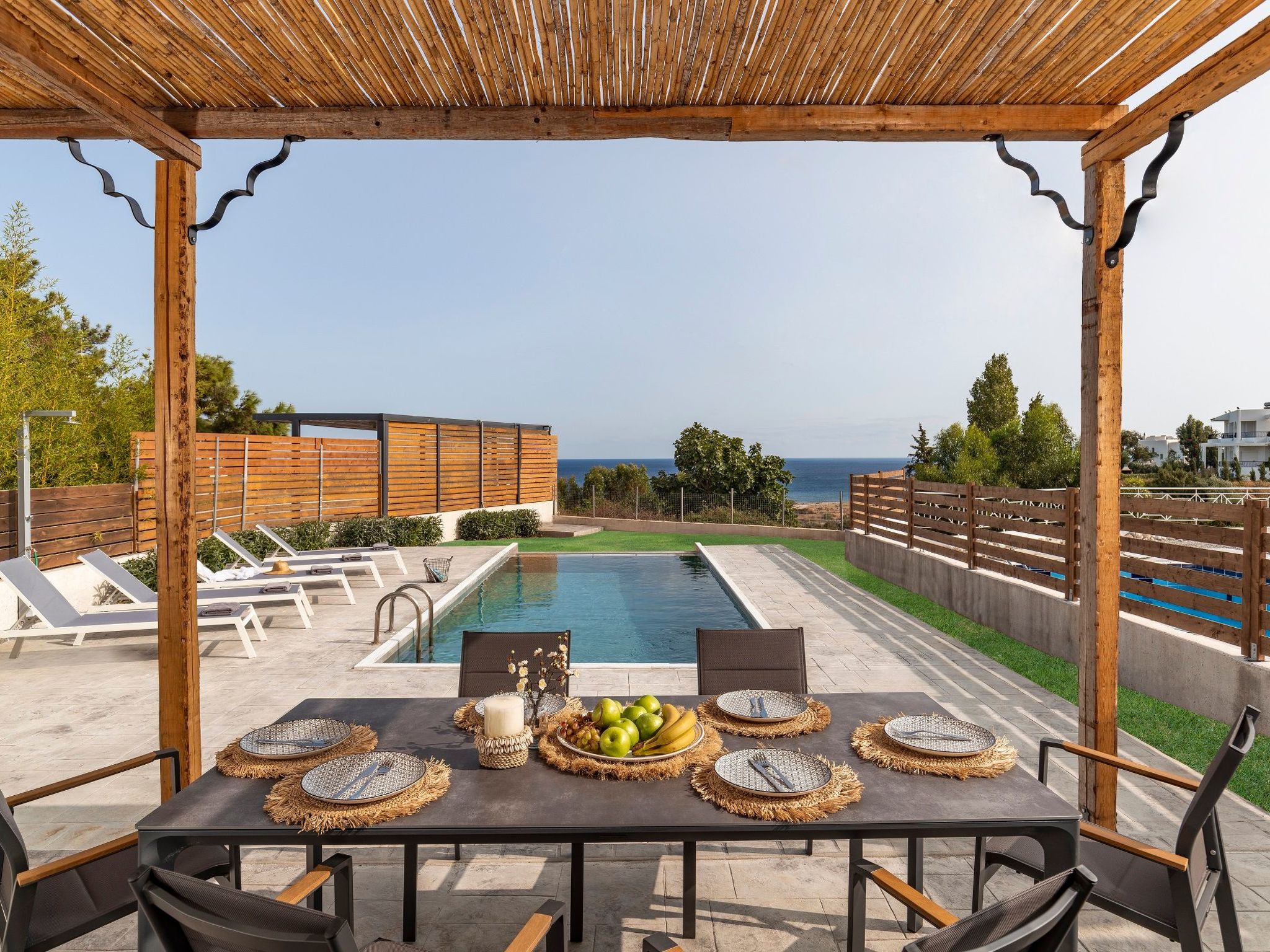 Haus in Afantou - Privater Parkplatz und Pool-Image-tags.info