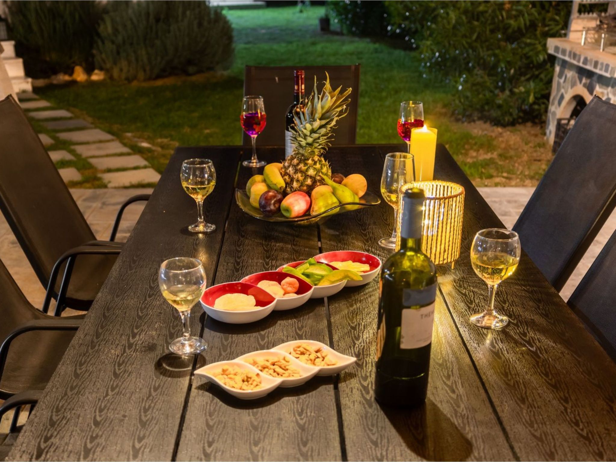 Ferienvilla Mika mit privatem Pool-Dehors