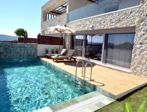 Villa 101 Rhodos: Nieuw vrijstaand privéparadijs met zwembad aan zee in Faliraki - thumbnail 5