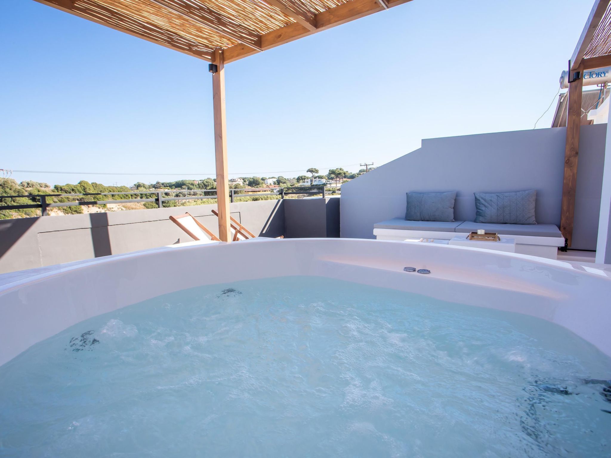 Armonikon Pool Villa 2-Dedans